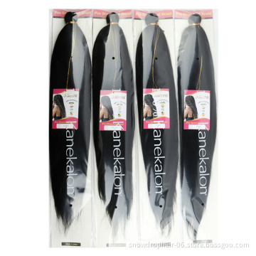 Julianna 3X Ghana Ombre Wholesale Free Sample Synthetic Private Label Bulk Pre Stretched Braiding Hair Pre Stretch